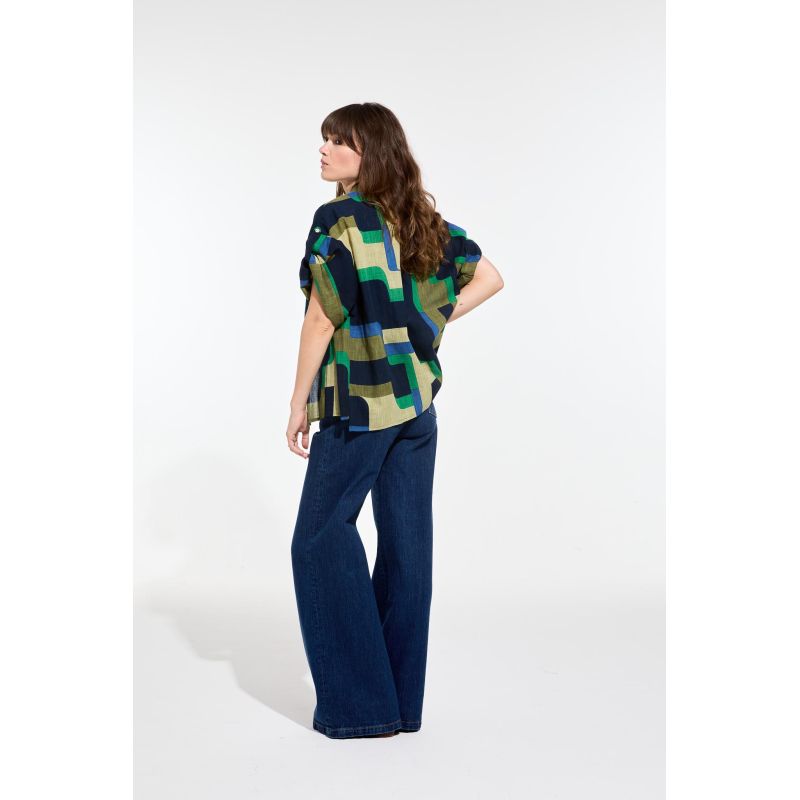 Chemise Andrew Arum Vert