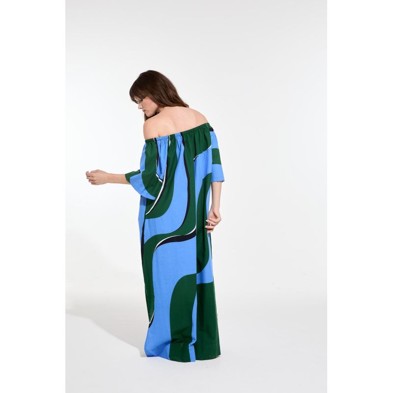 Robe Palao Madone Bleu Vert