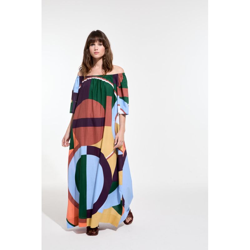 Robe Palao Poesie Corail Nuage