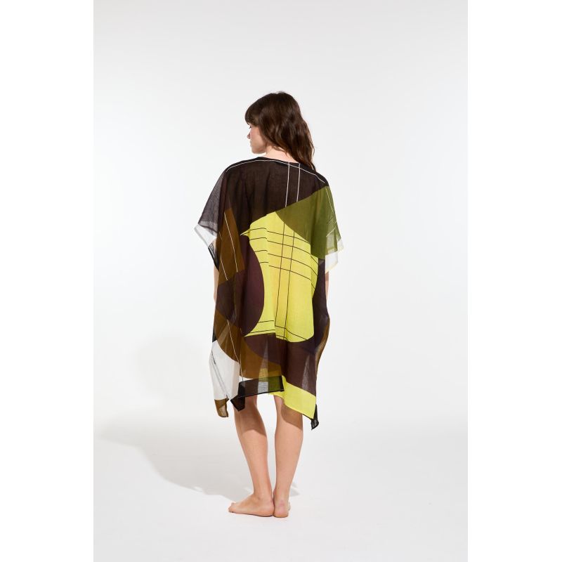 Robe Elia Forma Kaki Lime