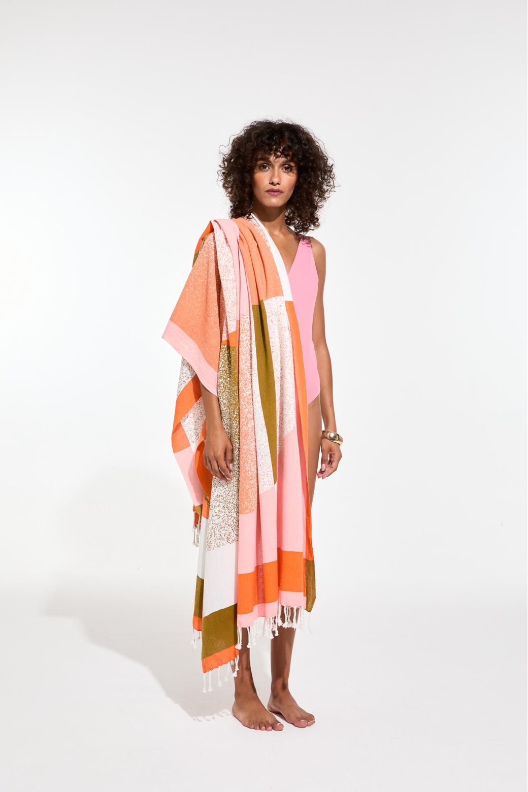 BlushSunrise Beach Towel
