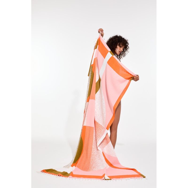 BlushSunrise Beach Towel