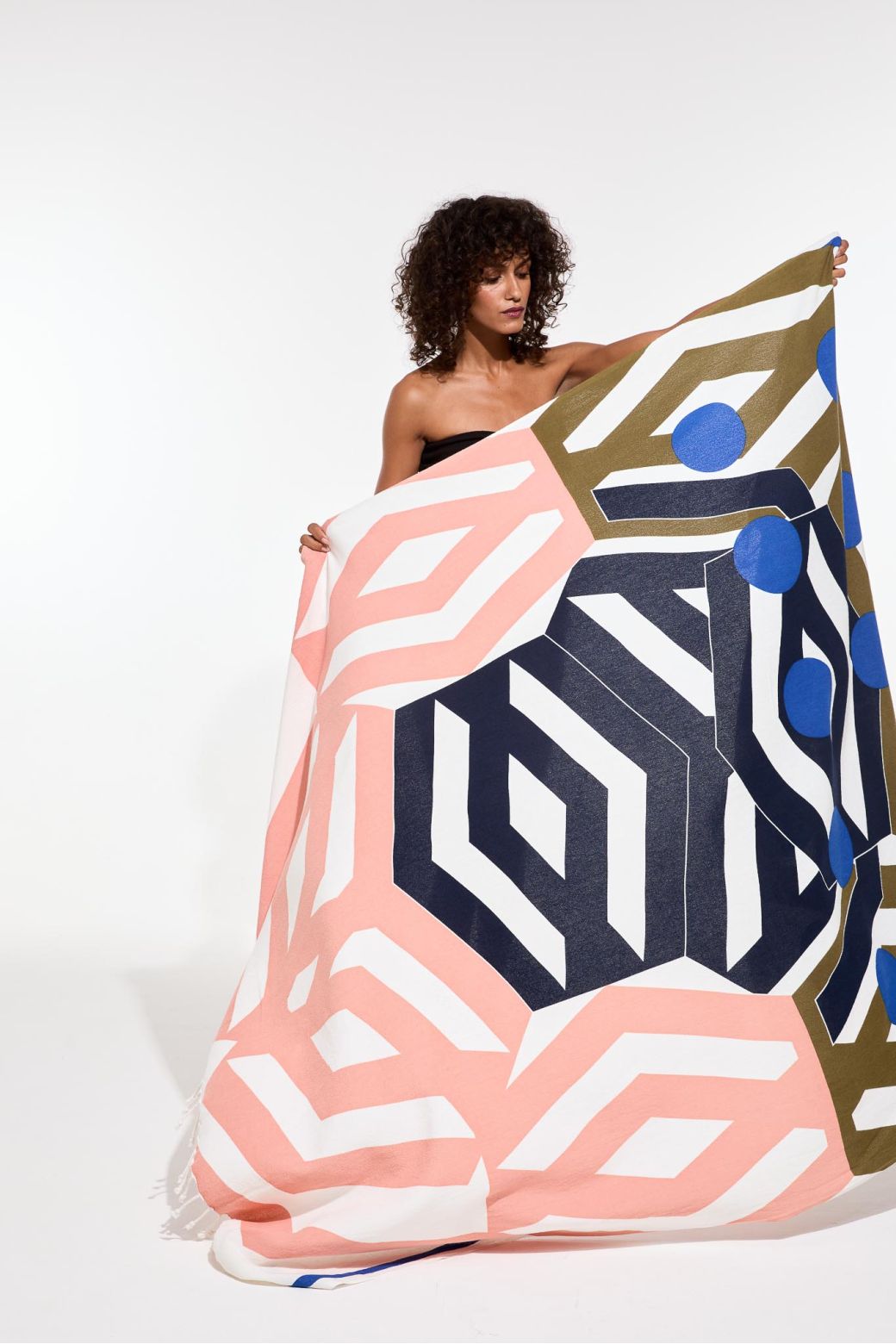 KhakiBloom Beach Towel