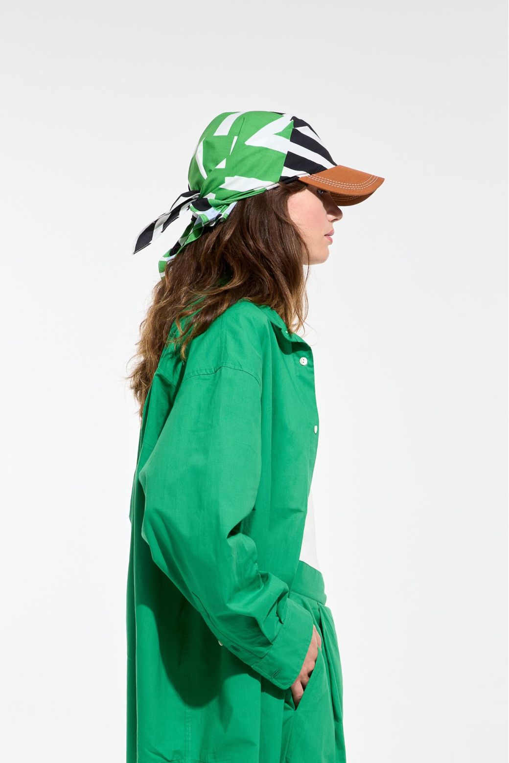 Casquette JenaSol Noir Vert