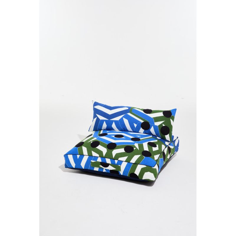 housse de coussinBloom Bleu 30/80 Cm