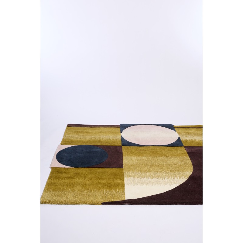 Grand Tapis Atlas Brun en Laine 180x183 | Mapoésie