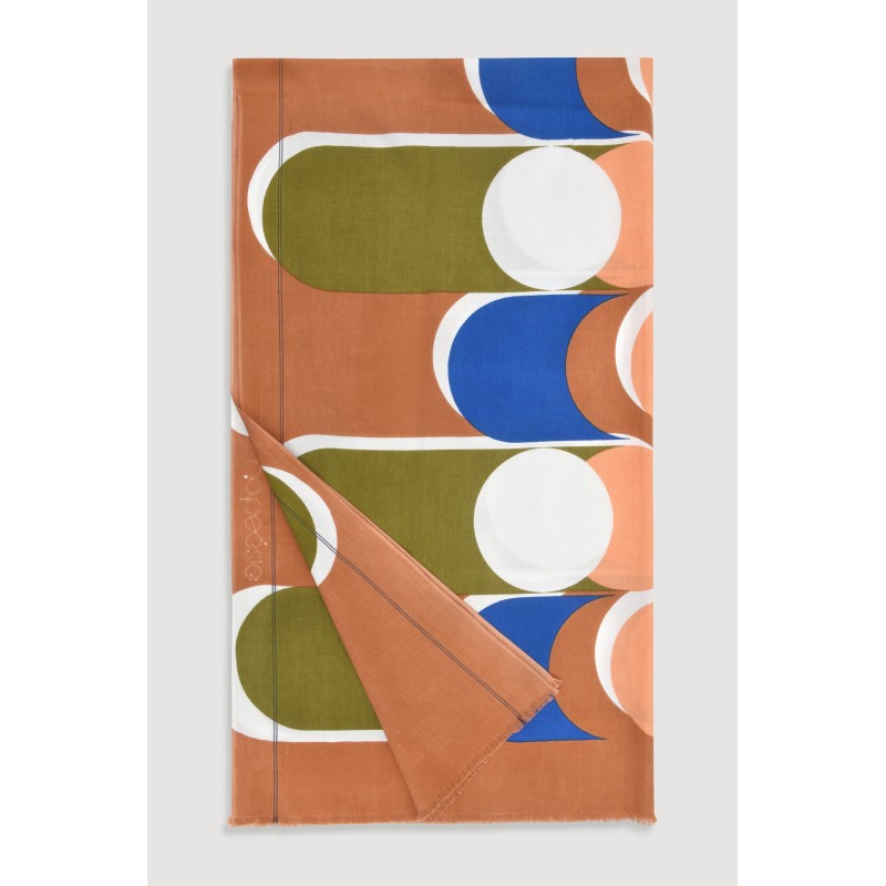 Caramel Corolle printed cotton fouta / Mapoésie