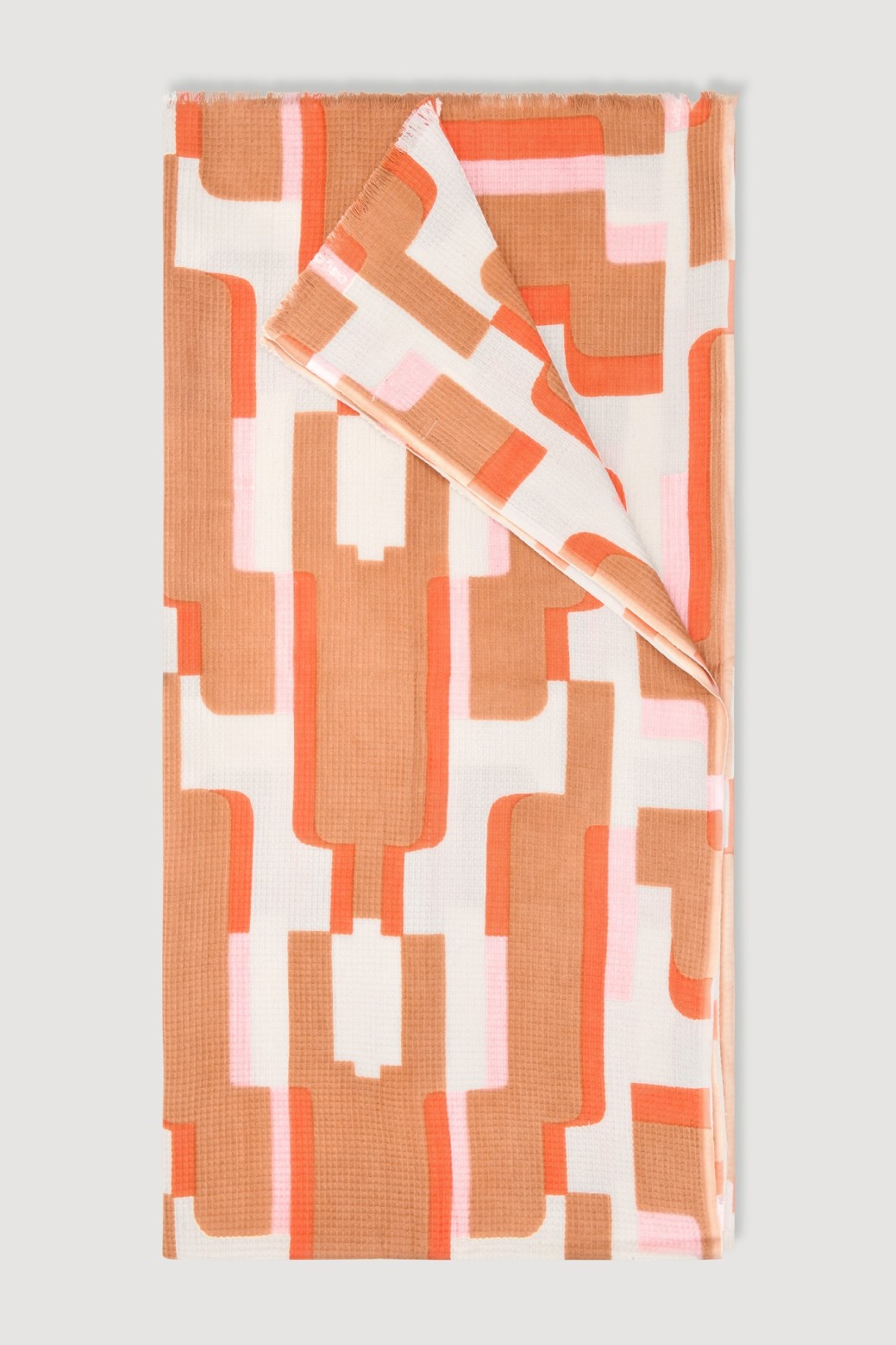 Pink Arum print cotton fouta / Mapoésie