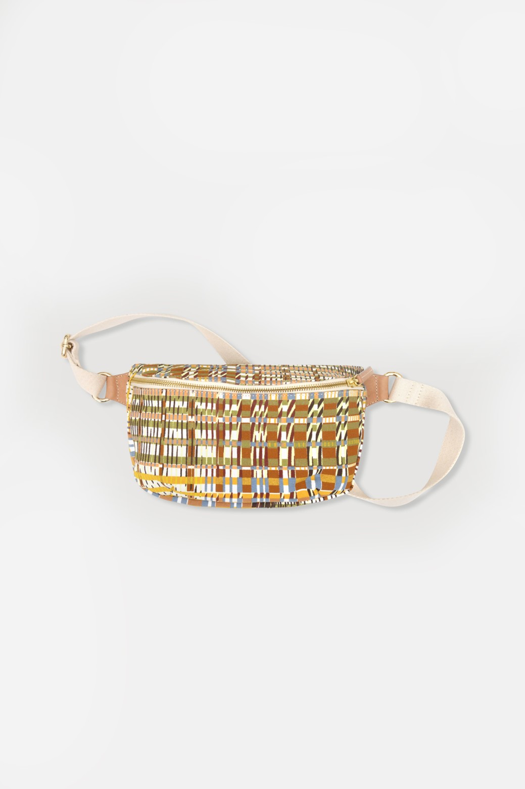 Sac banane à motif-Jaune/Mapoésie
