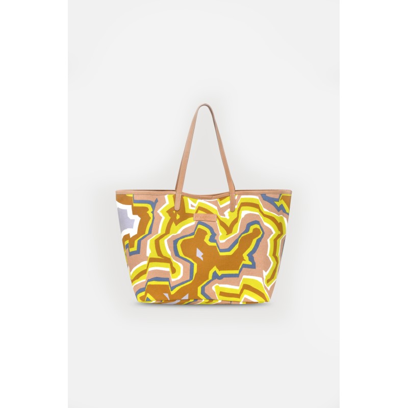 Sac de ville-grand format-jaune/Mapoésie