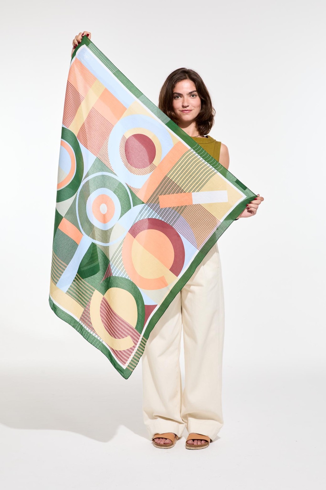 Tapoésie Graphic Cotton Square / Mapoésie