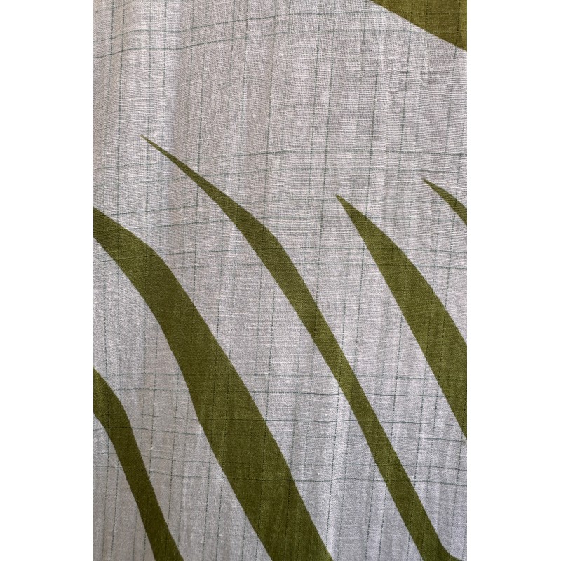 Petit foulard graphique Palma kaki/Mapoésie