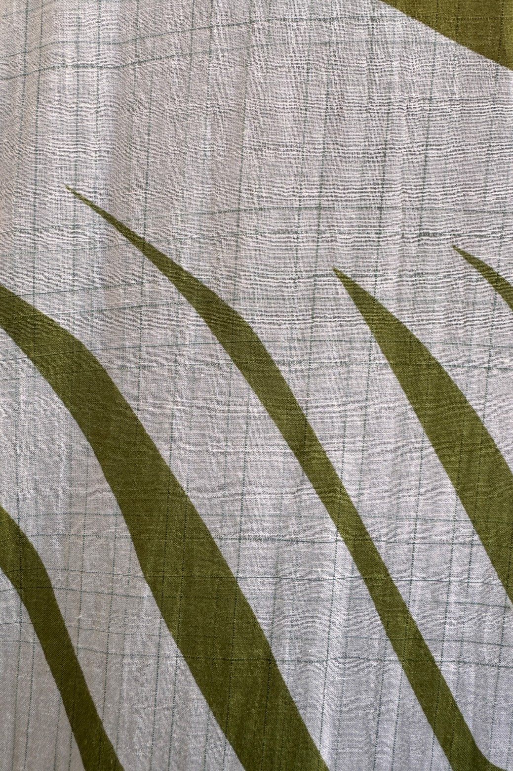 Petit foulard graphique Palma kaki/Mapoésie