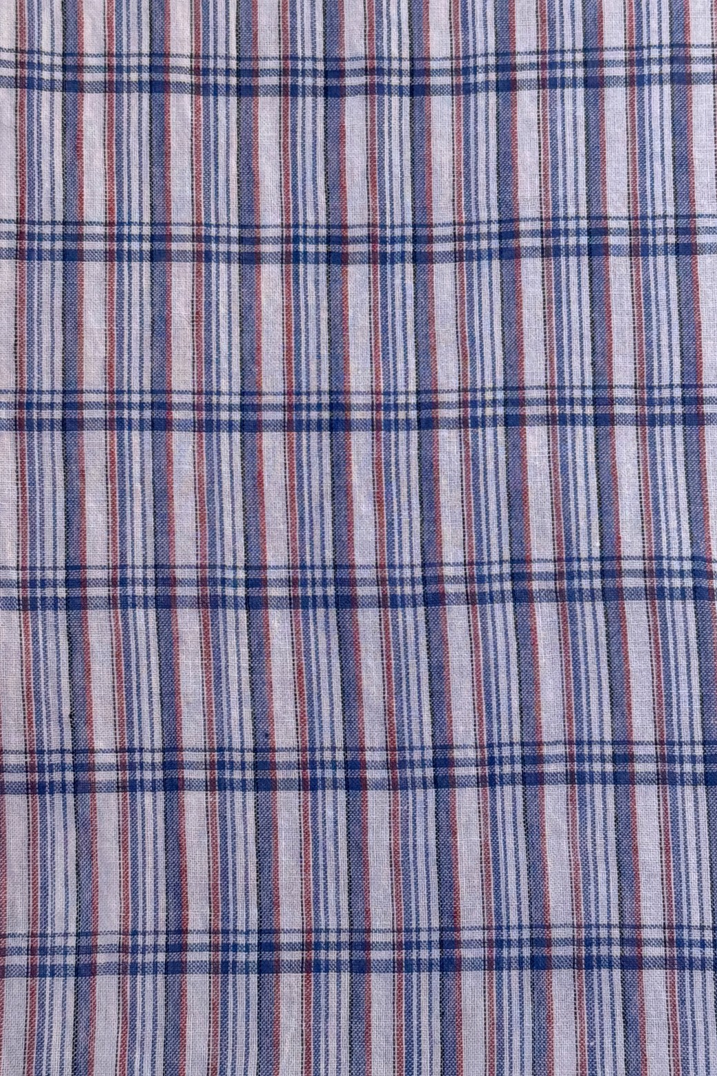 Robe manches courtes en coton -bleu/Mapoésie
