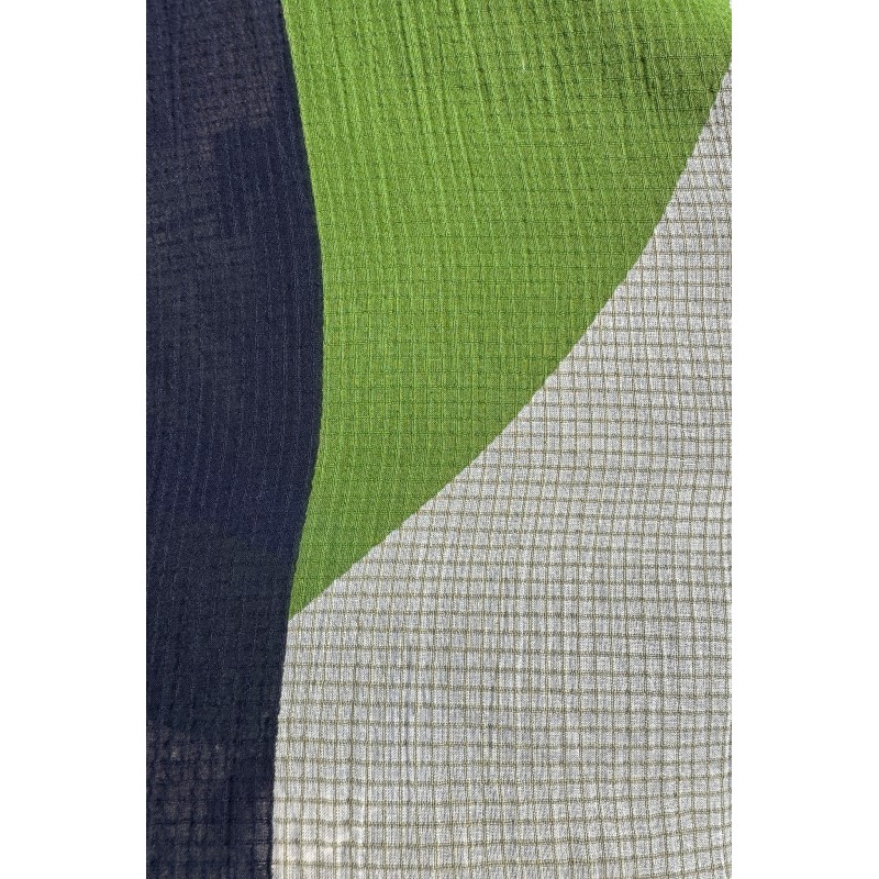 Chemise unisex manches courtes-bleu/Mapoésie