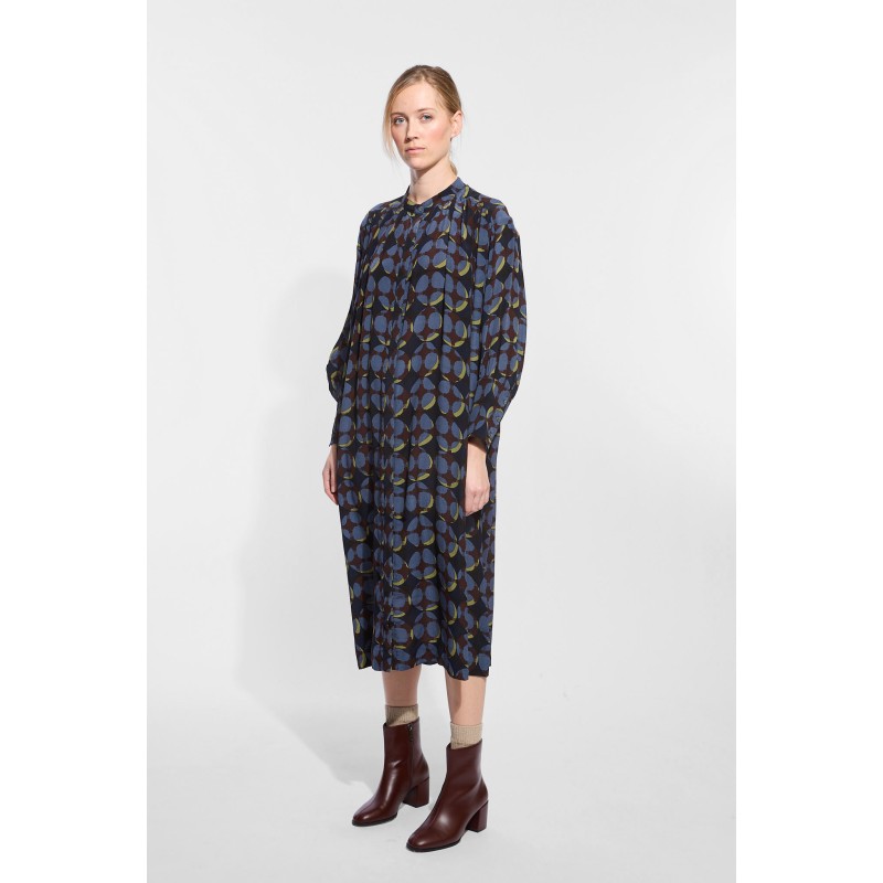 Navy Taïga Cordou Dress