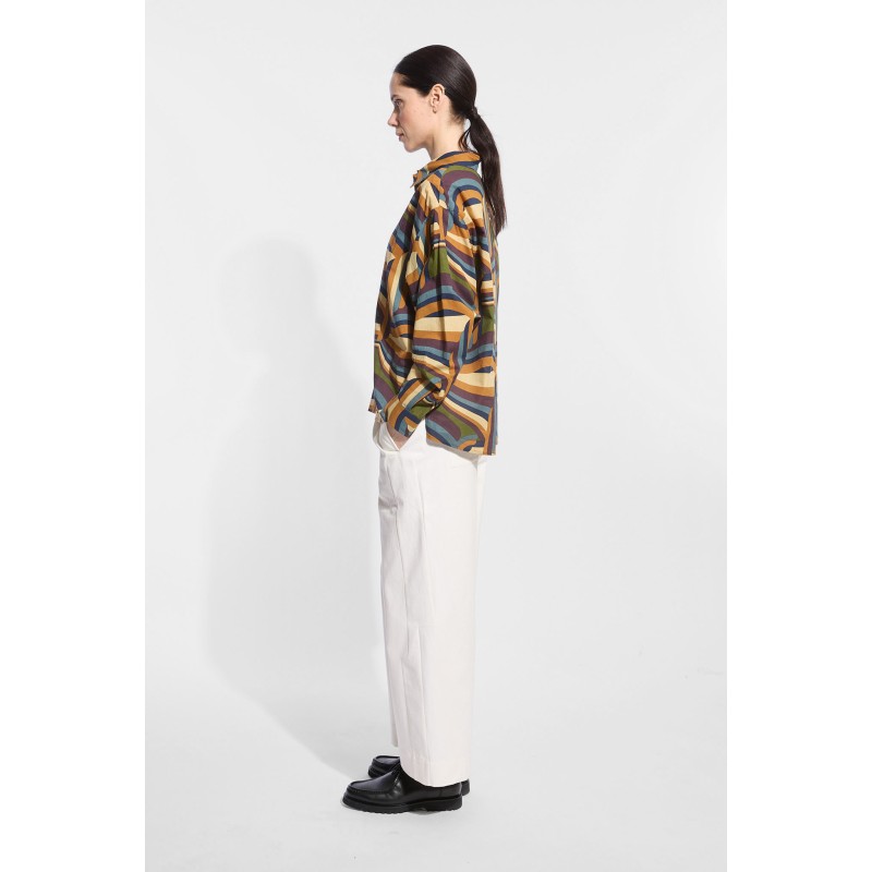 Khaki Brown Carillon Rosalie Shirt