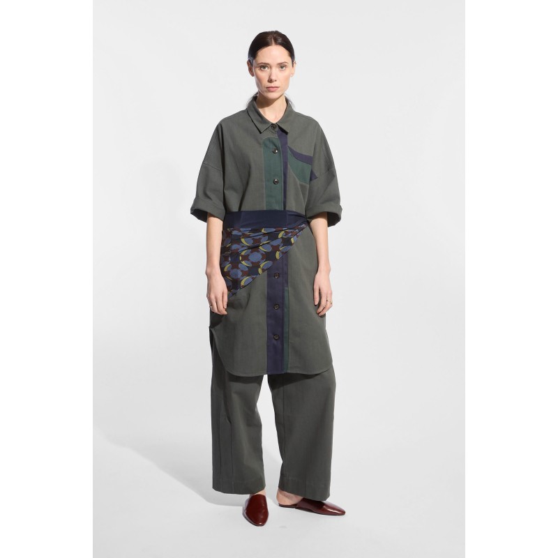 Celeste Dark Green Janet Dress