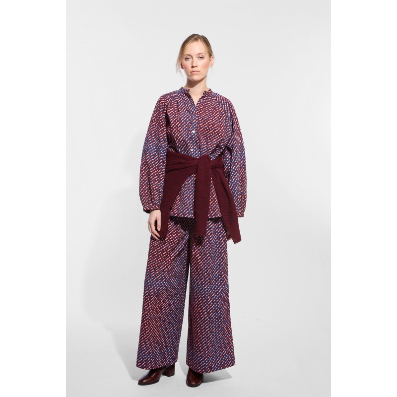 Chemise Lola Galilee Bordeaux