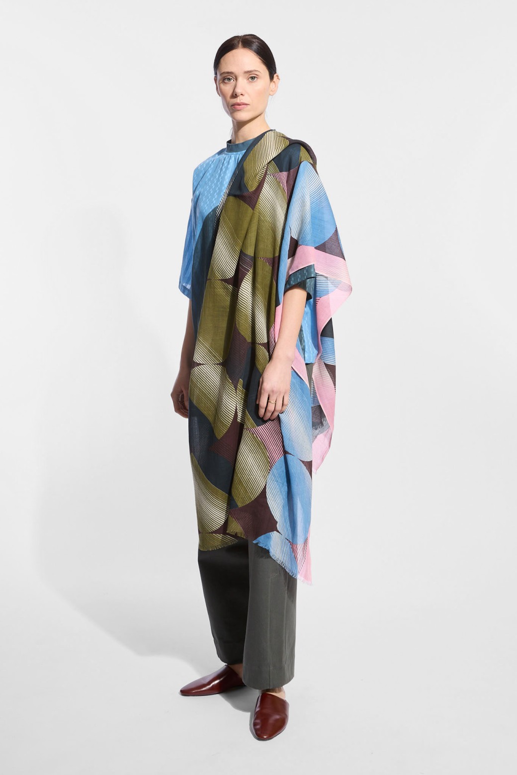Foulard Anaphore Kaki