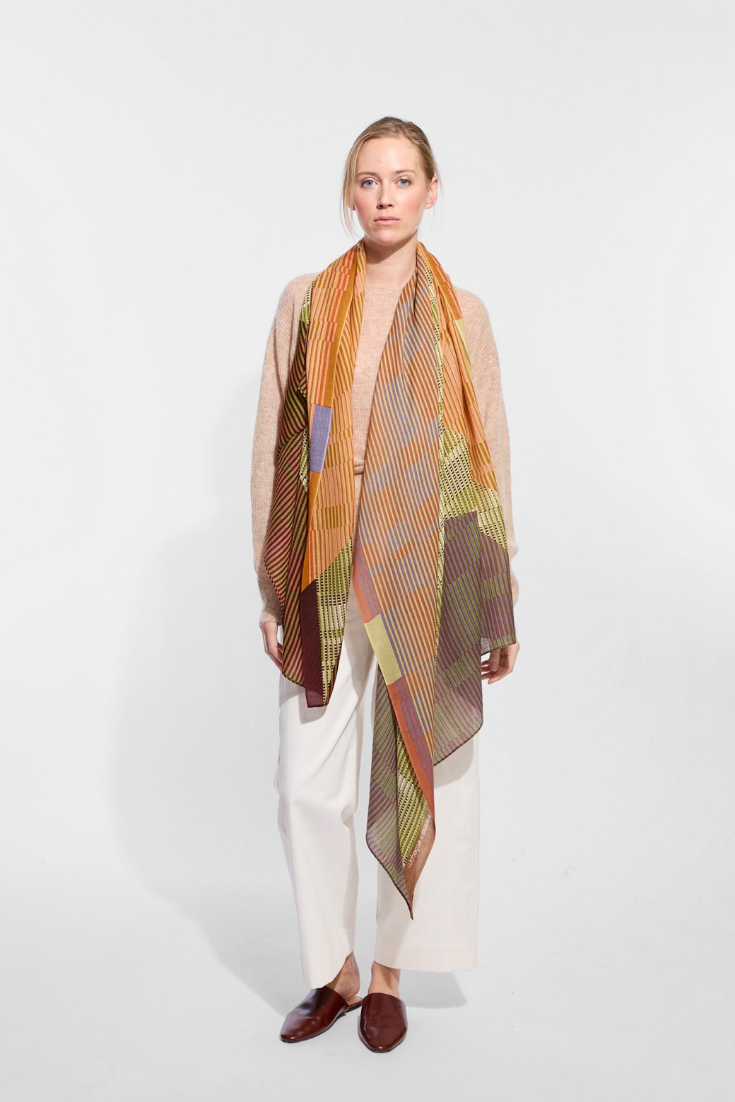 Foulard Cadence Amande