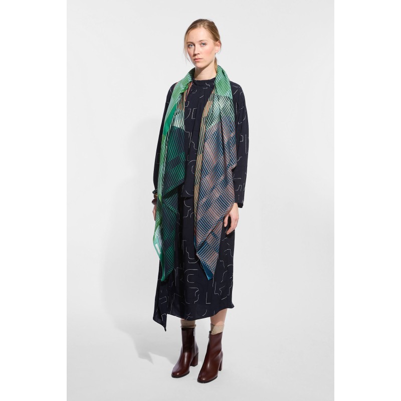 Cadence Green Scarf