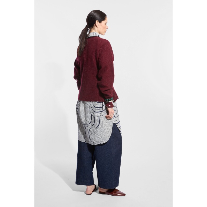 Pull Paola Joana Bordeaux