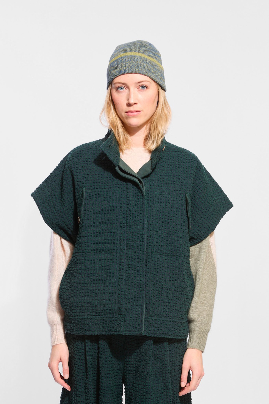 Bonnet Agnes Vert