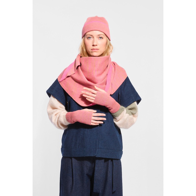 Mitaines Agnes Rose