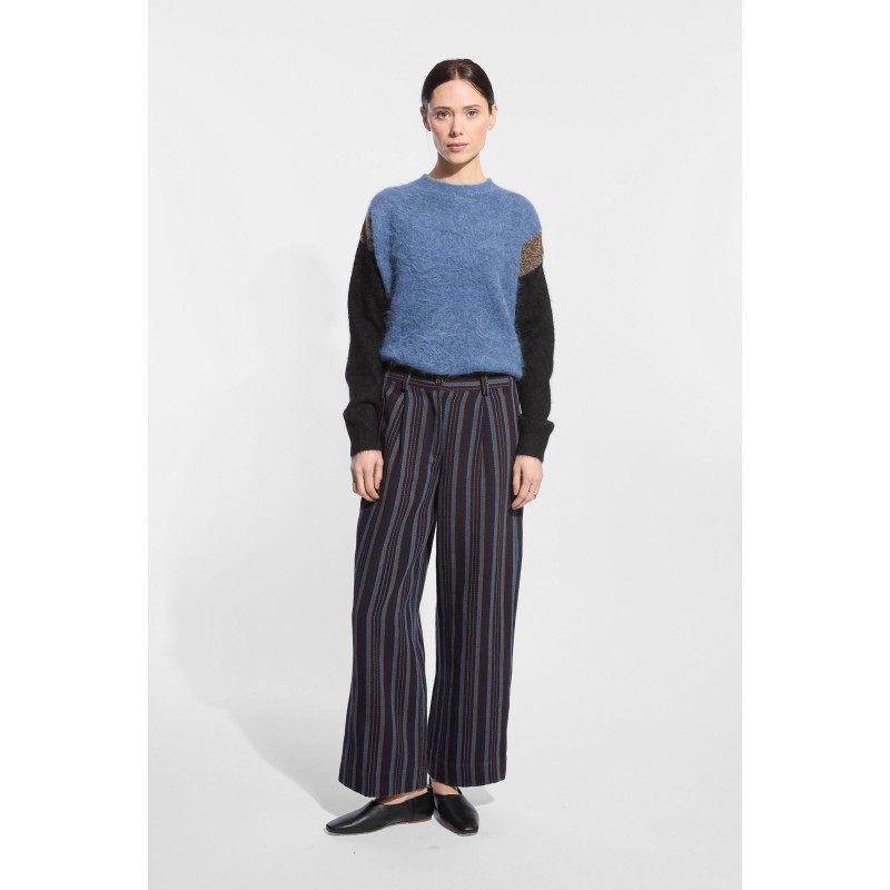 Pantalon Victor  Epicea Marine Brun