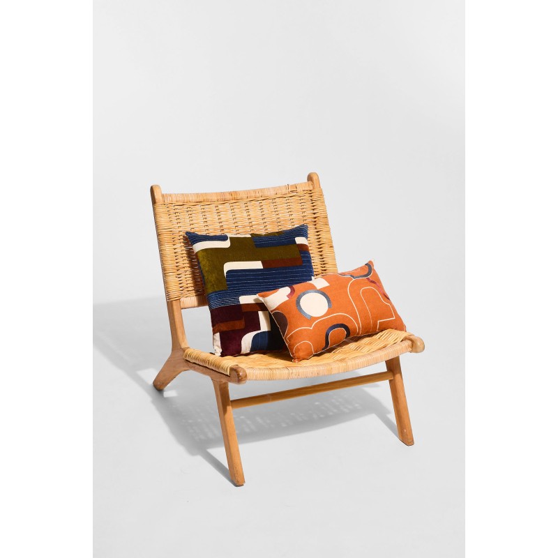 Housse de Coussin Idole Cuivre 30/50cm