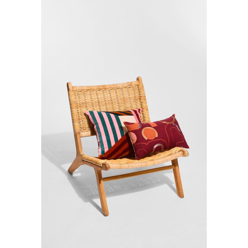 Idole Burgundy Cushion Case 30/50cm