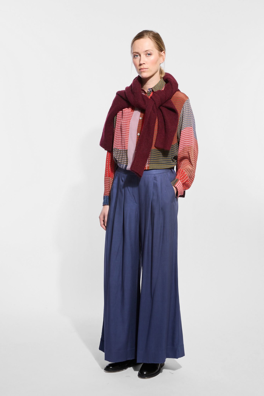 Blue Grey Penelope Parure Pants