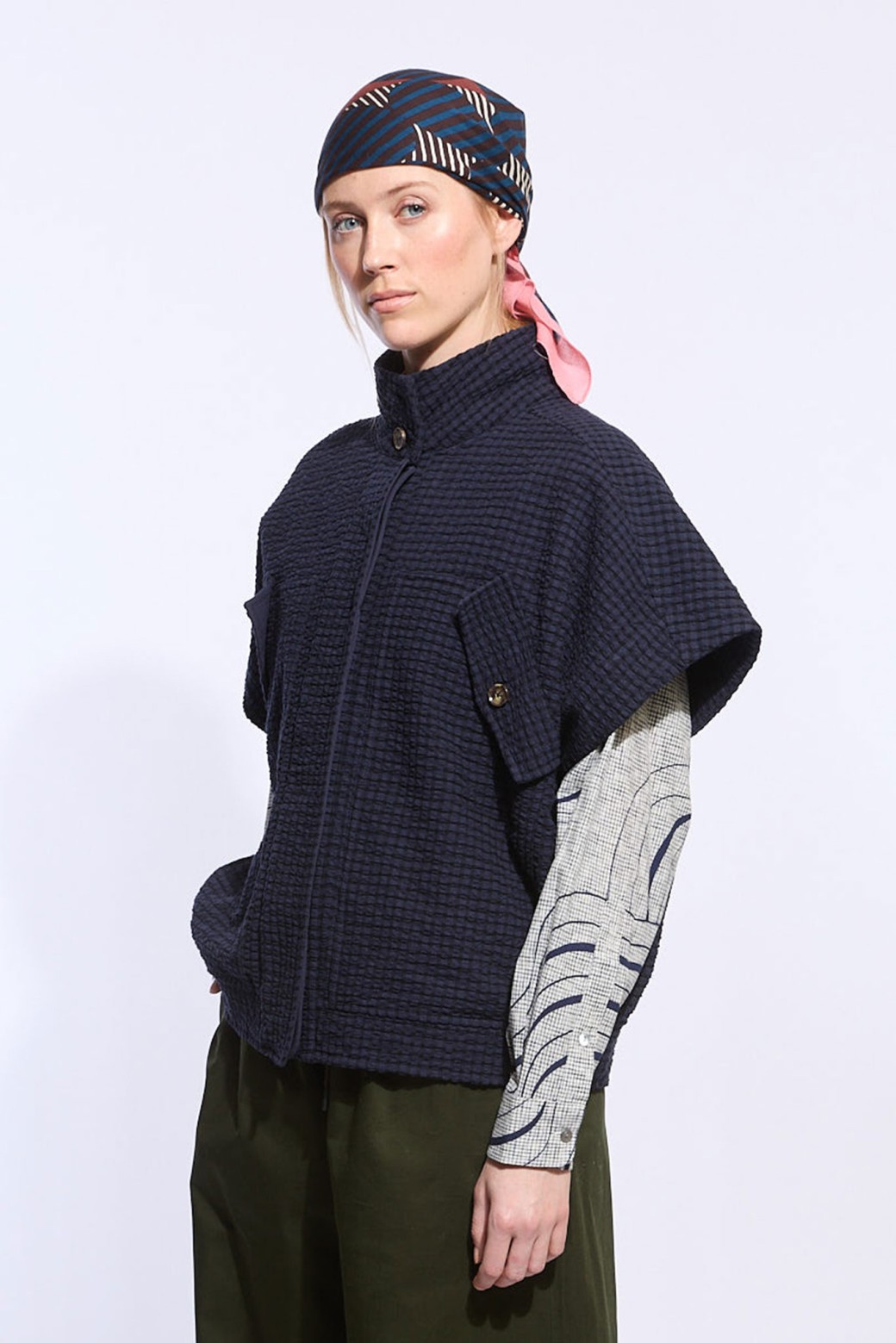 Veste Vitra Veloute Marine
